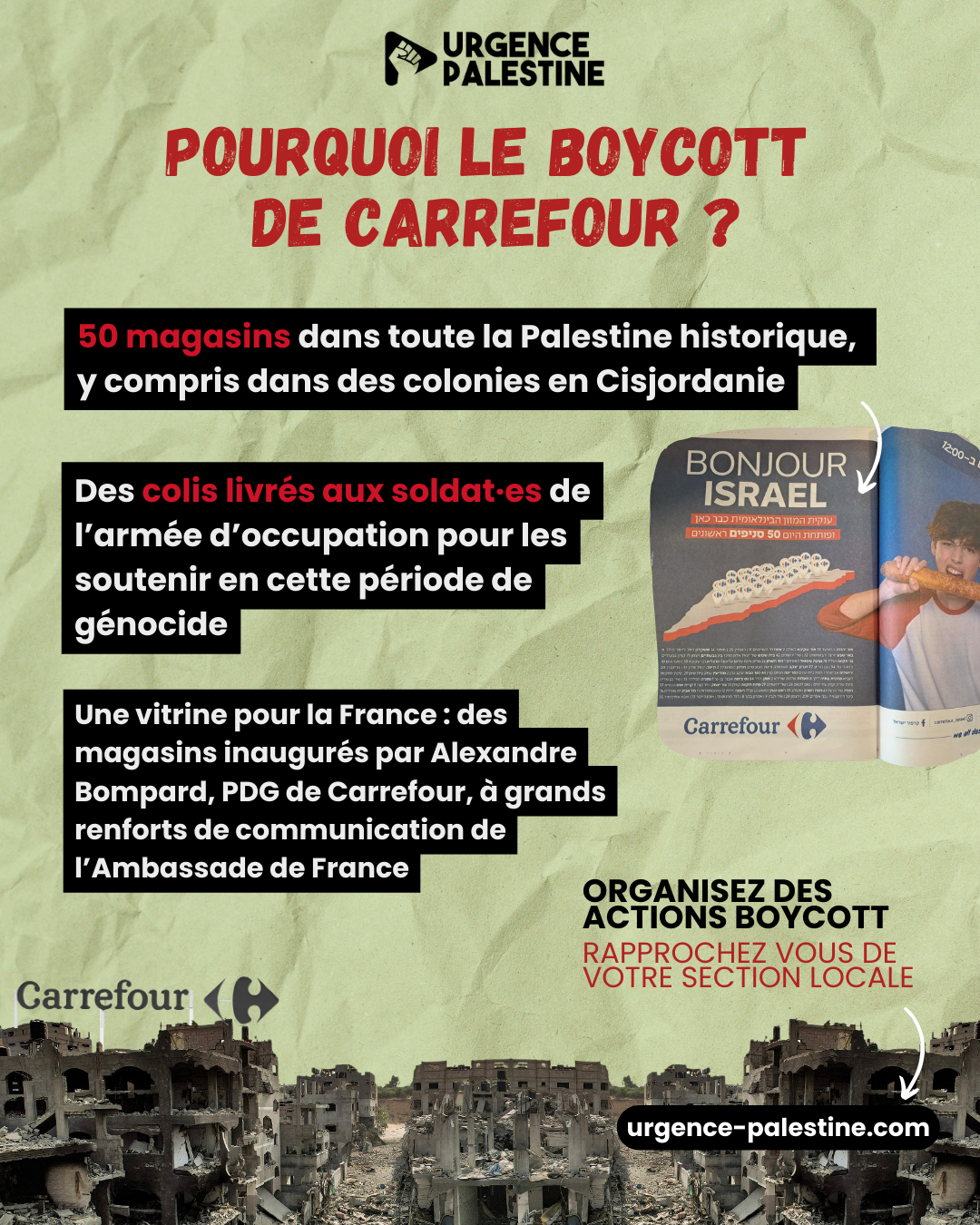 Affiche « Boycott 01 »