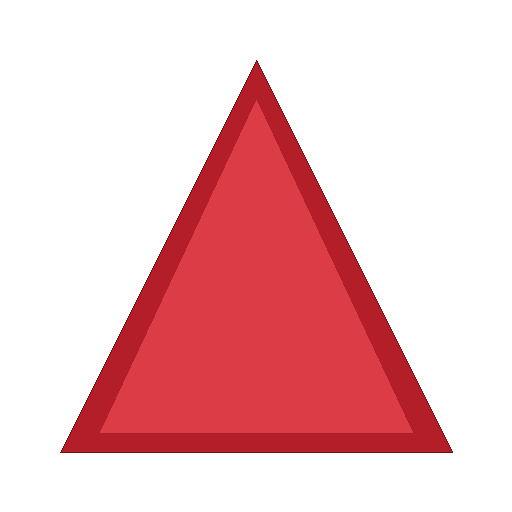 Triangle rouge, symbole du mouvement mondial de solidarité avec la Palestine